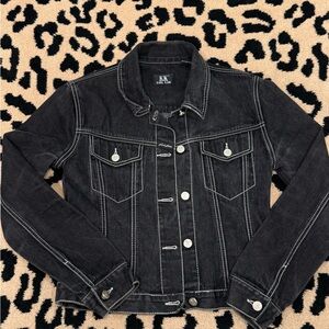 Black Denim Jacket for Women